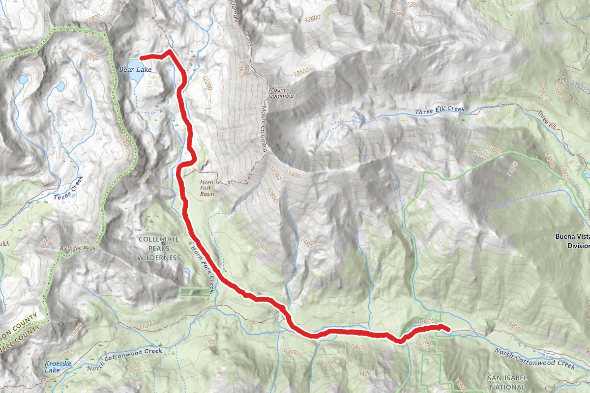 Bear Lake via Horn Fork Trail