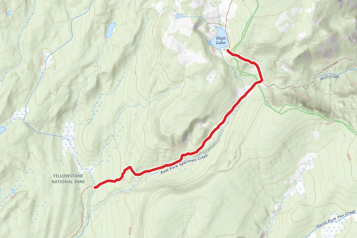 Crescent Lake-High Lake Trail