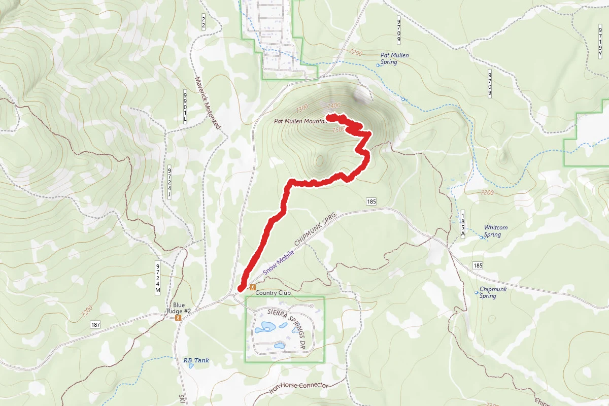 Pat Mullen Mountain to Vista Point