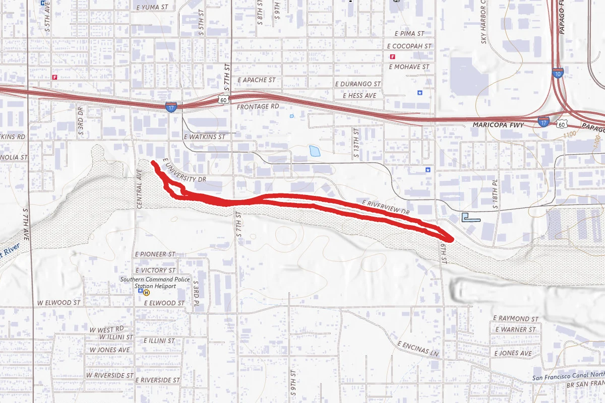 North Overbank and North Terrace Loop Trail