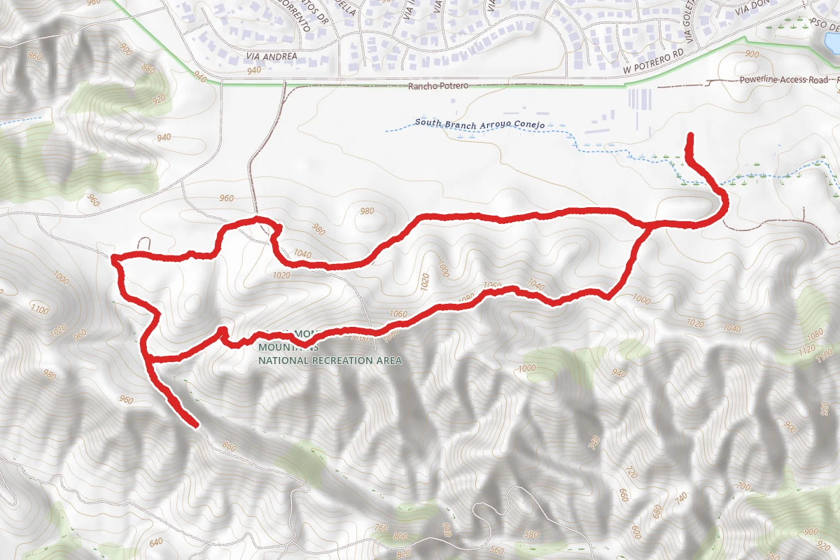 Ranch Overlook Trail to Palomino Trail Loop