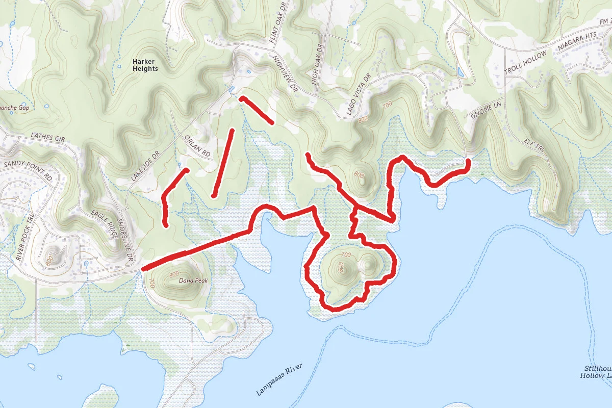 Dana Peak Park Trail