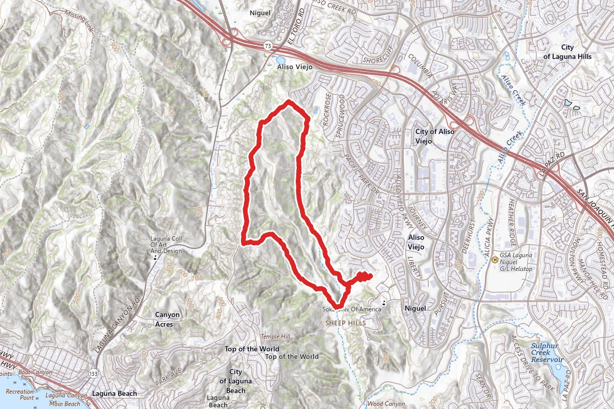 Wood Canyon Mathis Loop Trail