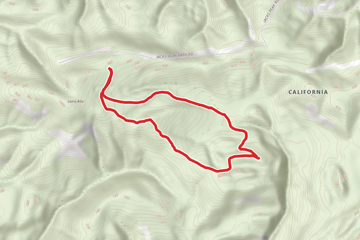 Iris Trail and Rhus Trail