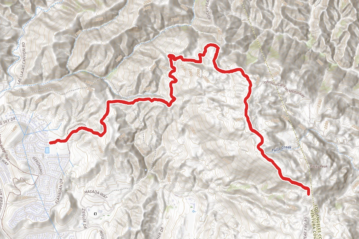 Rocky Peak via Chumash Trail
