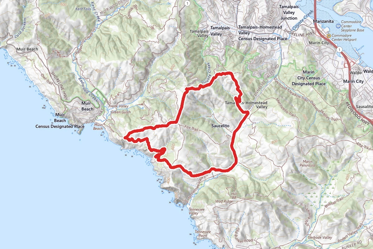 Miwok and Coastal Trail Loop