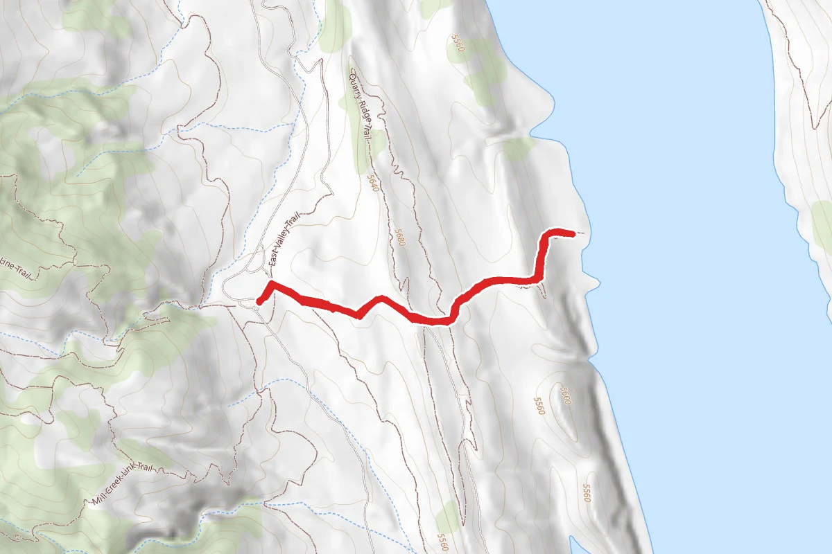 Shoreline Trail to Horsetooth Reservoir
