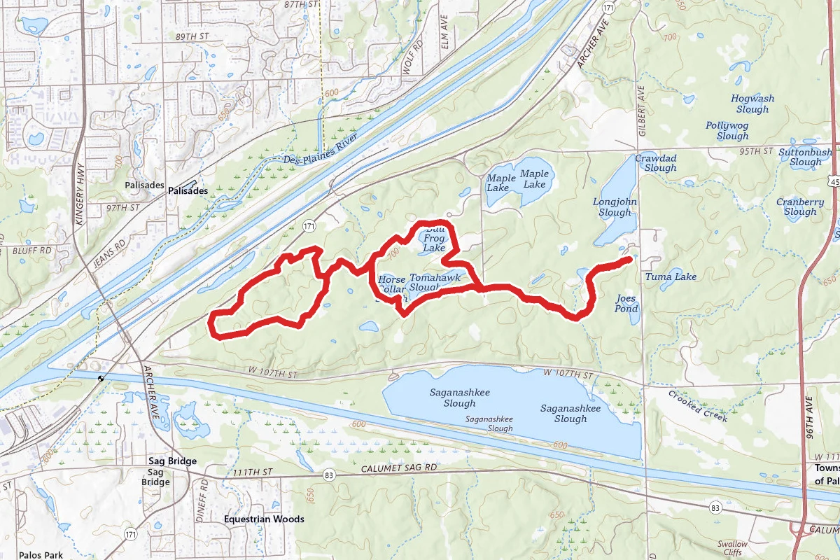 Little Red Schoolhouse Nature Center and Nearby Sloughs