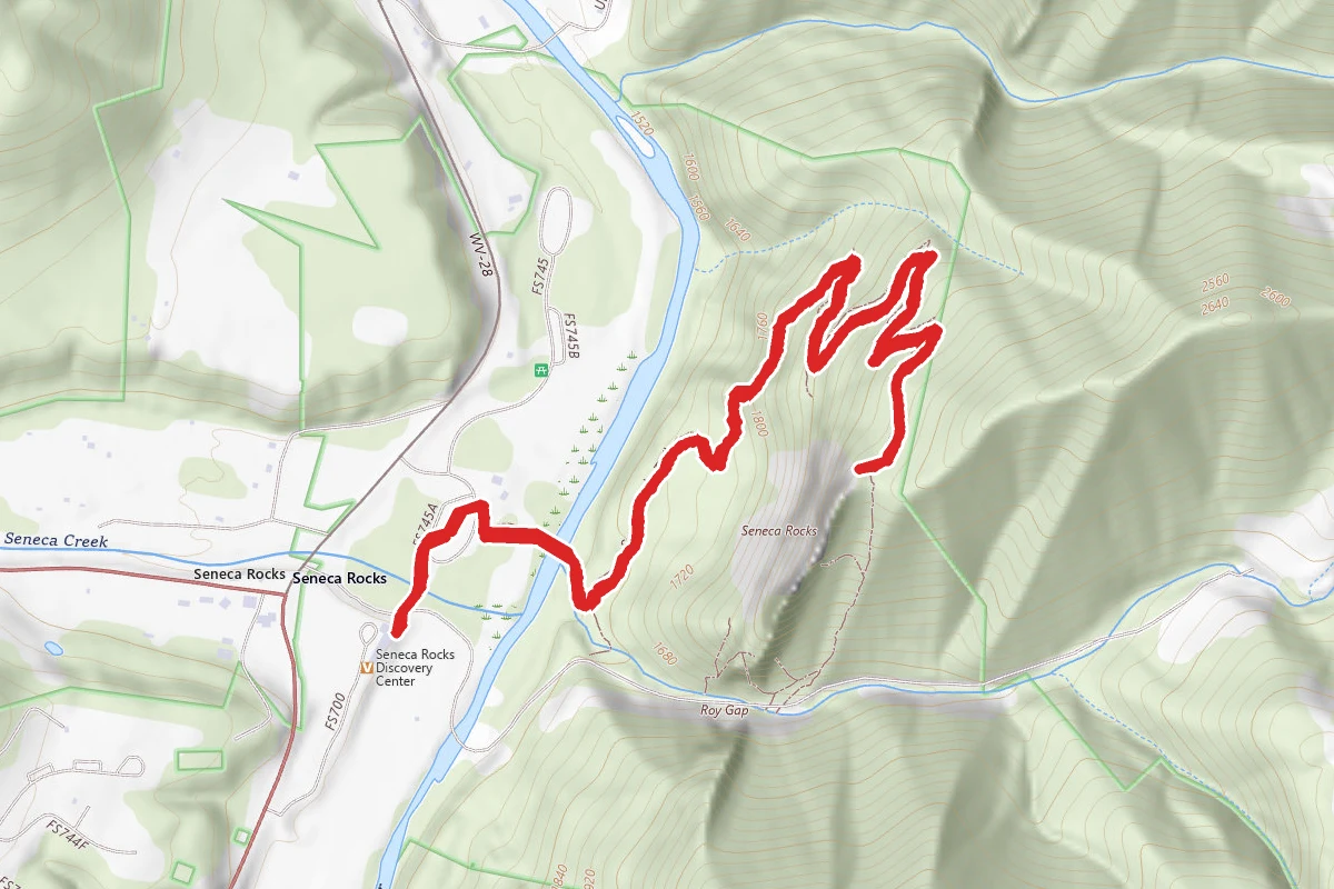 Seneca Rocks Trail