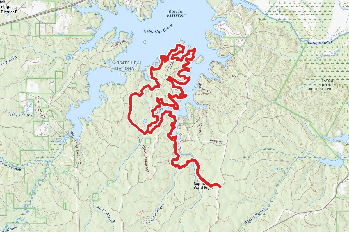Wild Azalea to Lamotte to Kincaid Loop