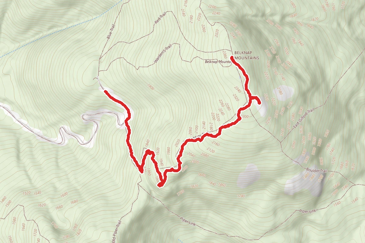 Belknap Fire Tower (White) Trail
