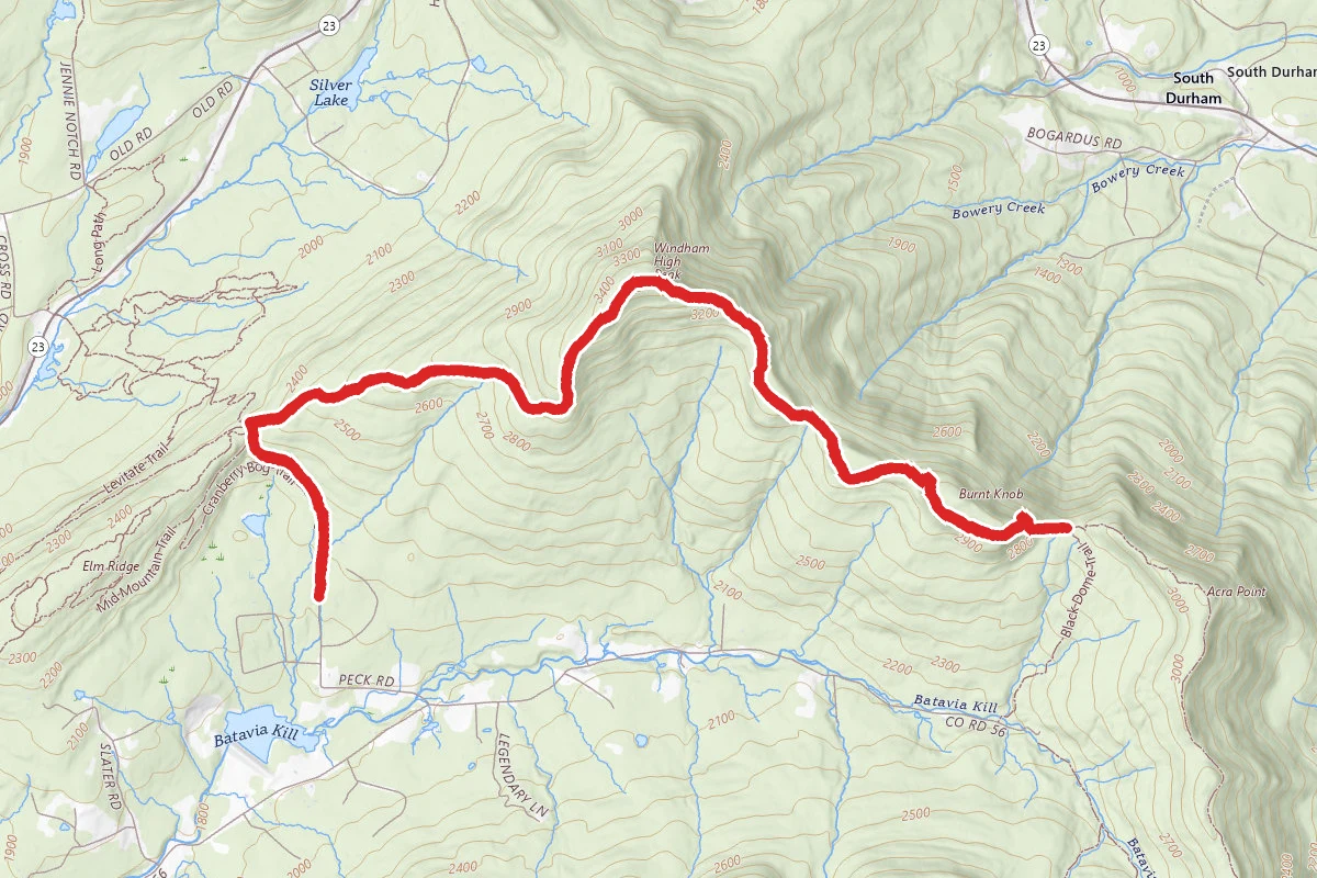 Escarpment Trail to Burnt Knob
