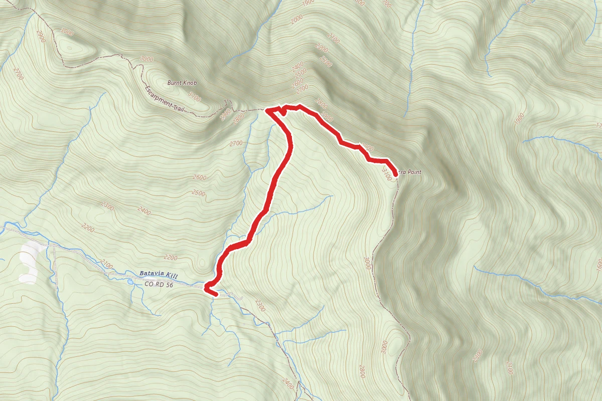 Acra Point via Black Dome Range and Escarpment Trails