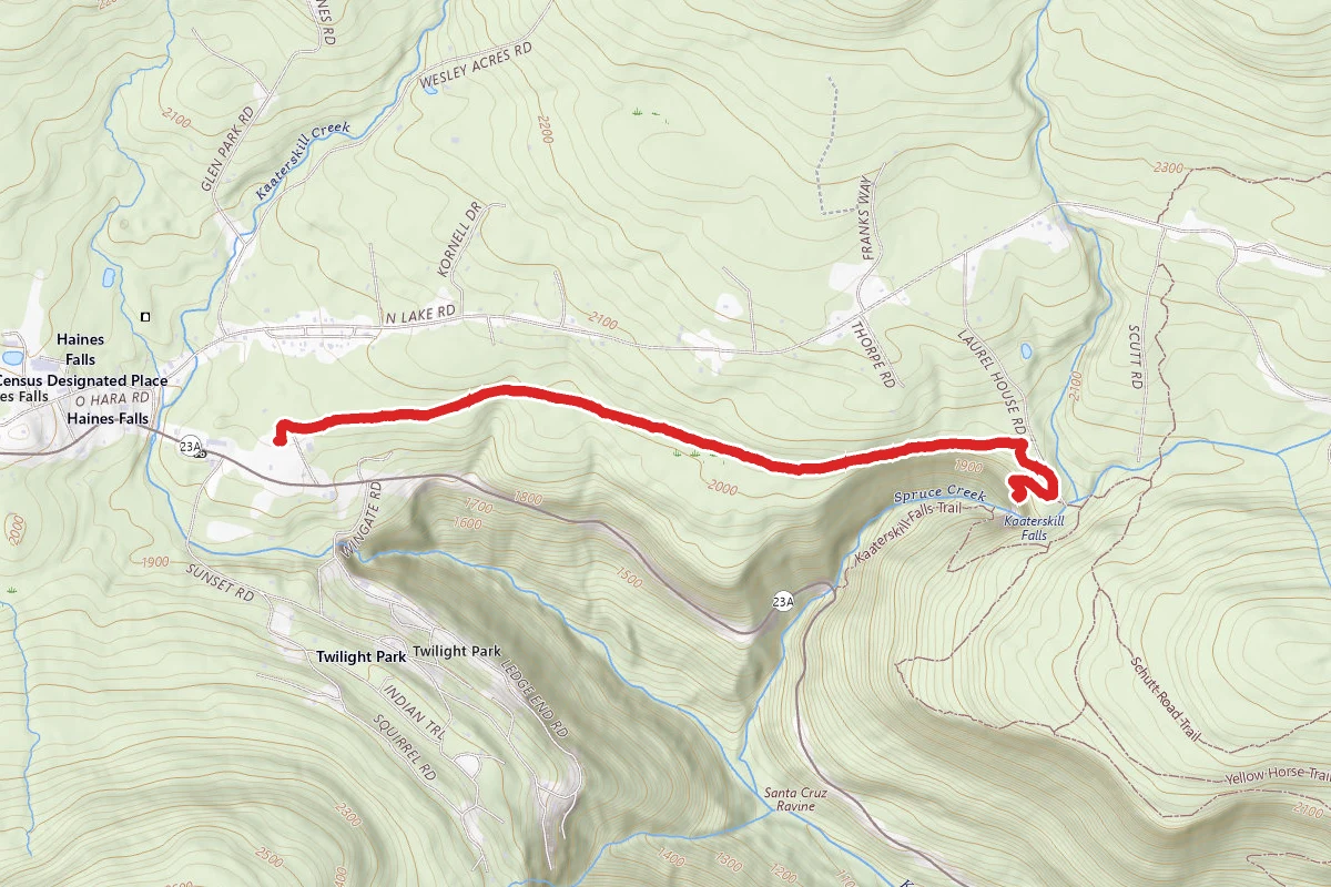 Kaaterskill Rail Trail to Kaaterskill Falls