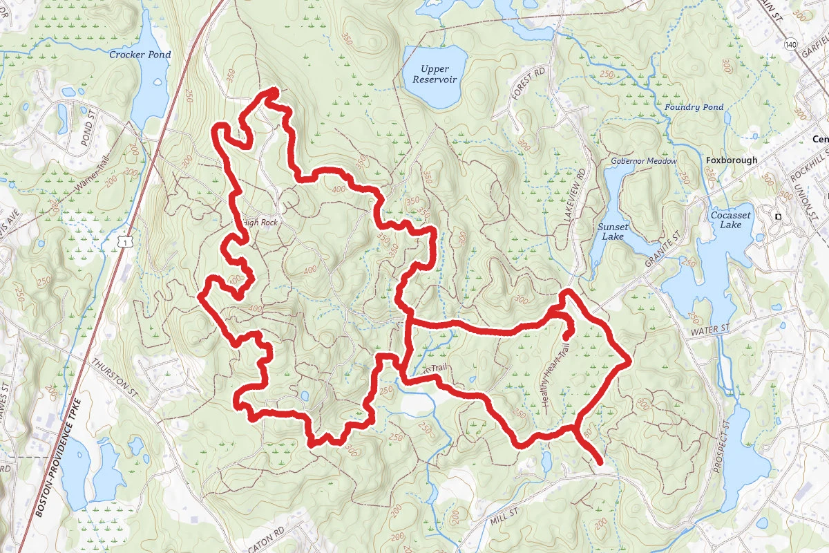 F. Gilbert Hills State Forest Loop Trail