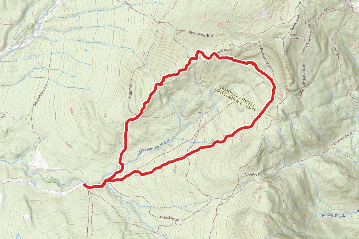 Frost Trail to Butler Lodge Trail Loop