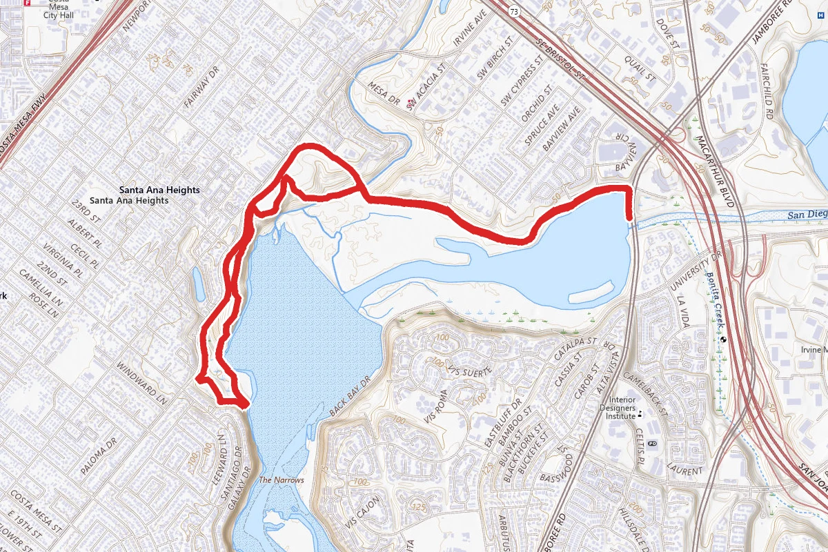 Upper Newport Bay Ecological Reserve Loop