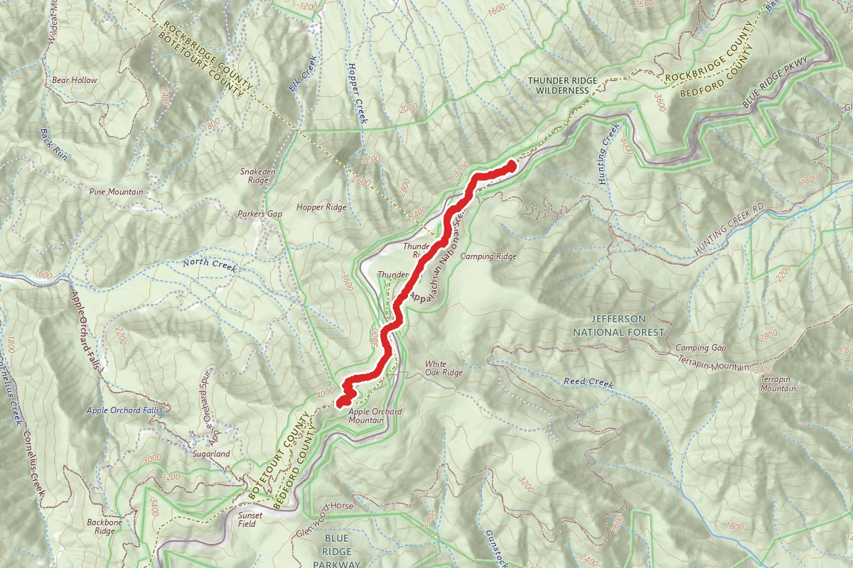 Thunder Ridge via Appalachian Trail