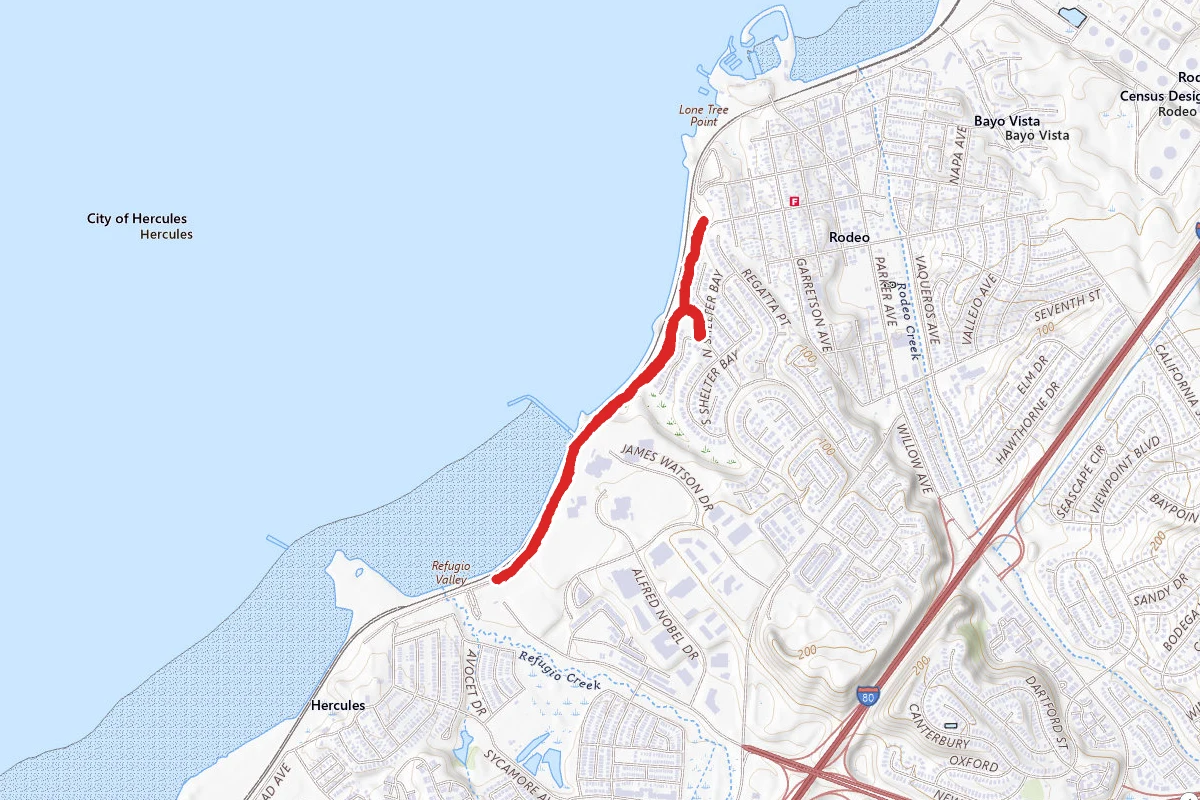 San Francisco Bay Trail Out-and-Back from Shoreline Park
