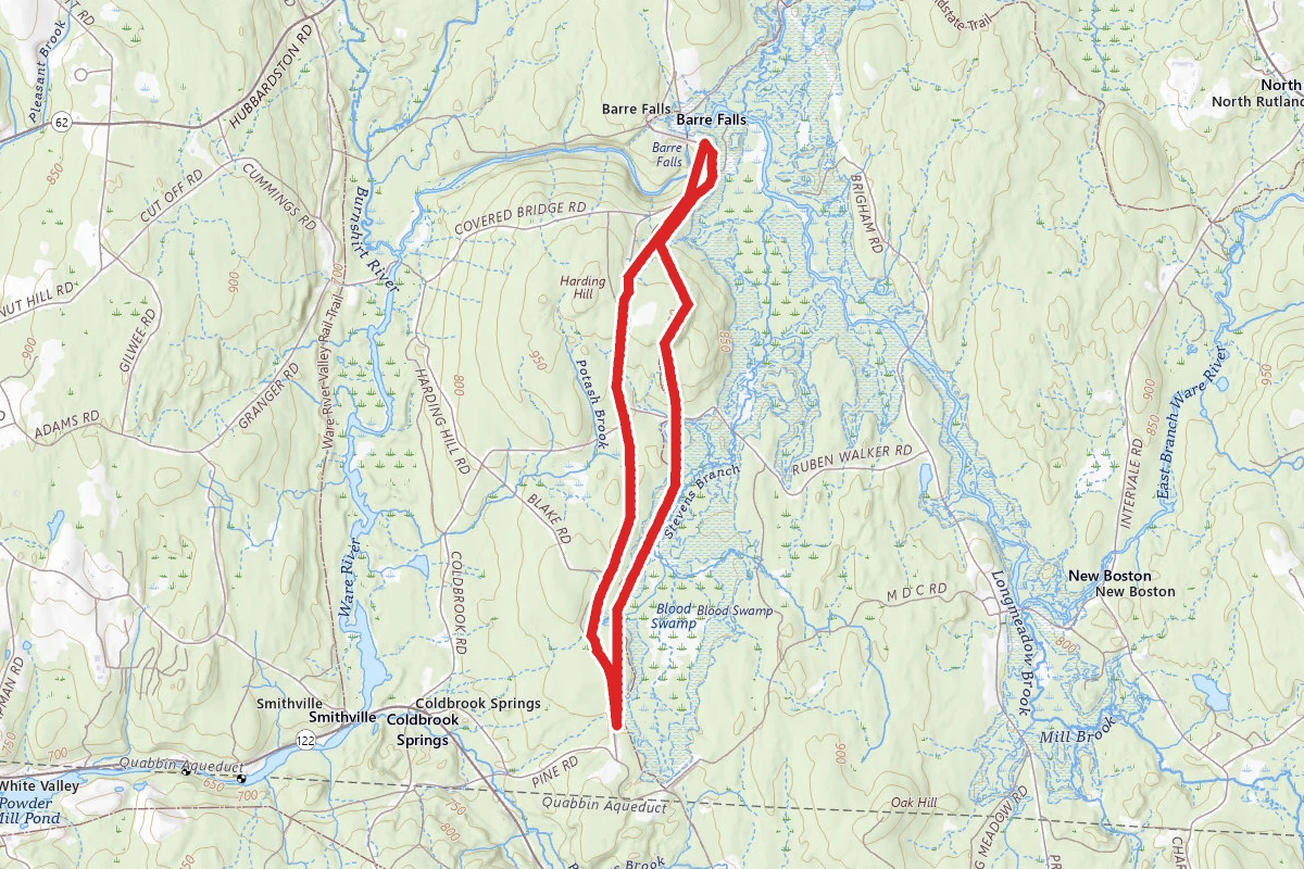 Barre Falls Dam Trail