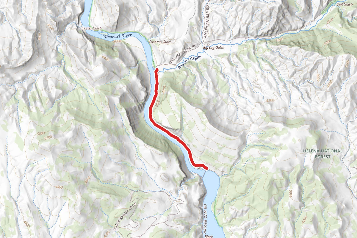 Missouri River Beaver Creek Trail