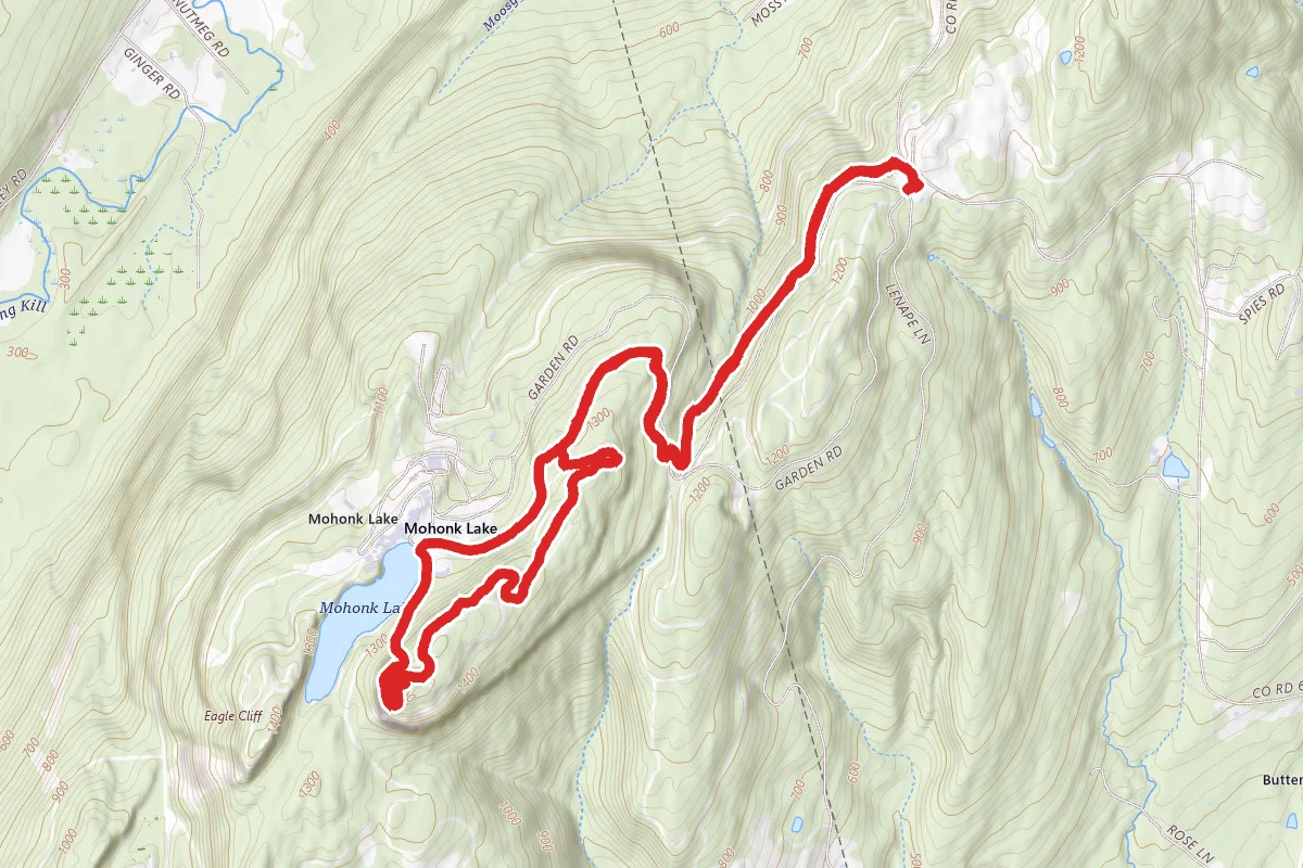 The Labrynth and Skytop Road Loop