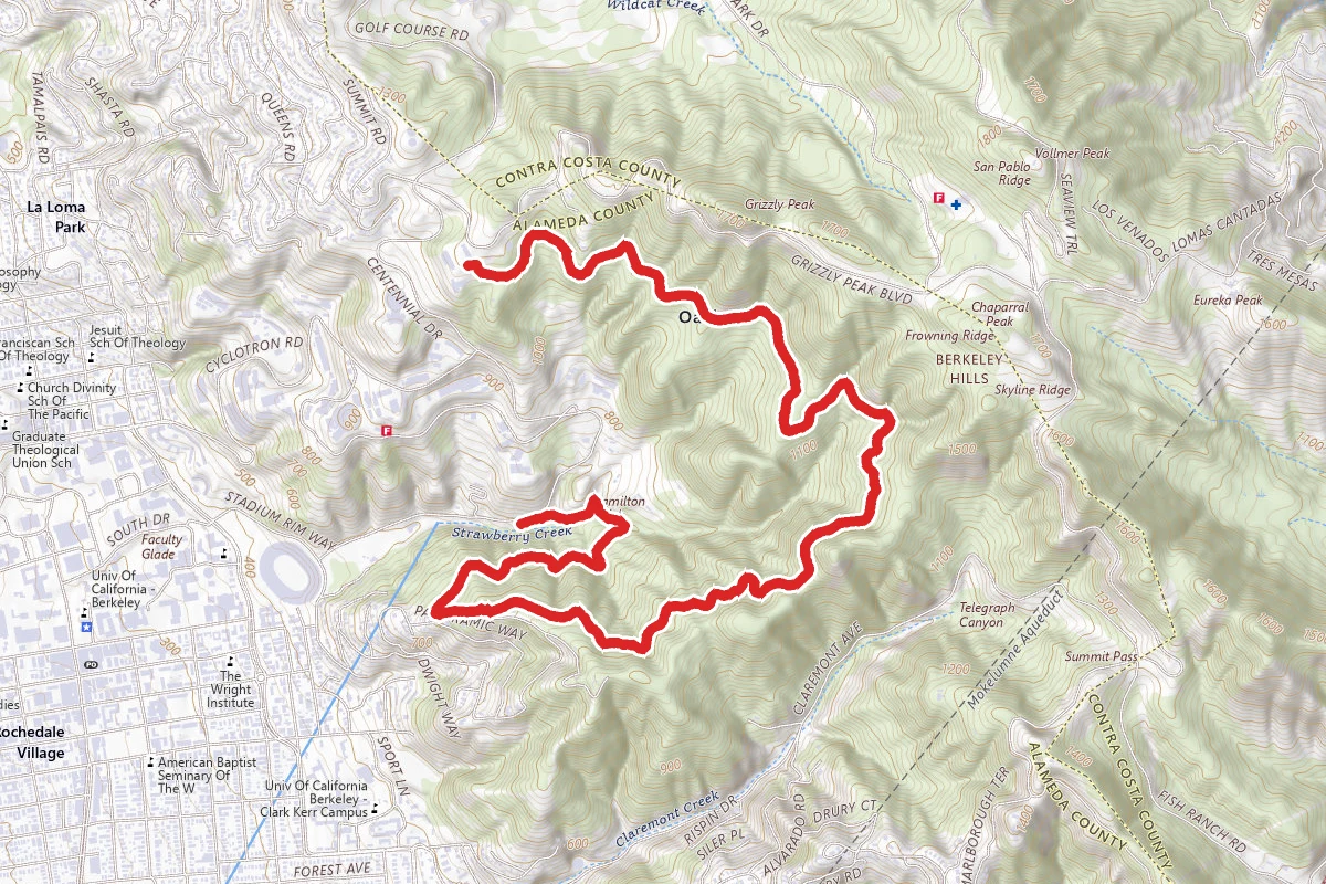 Strawberry Canyon Fire Trail
