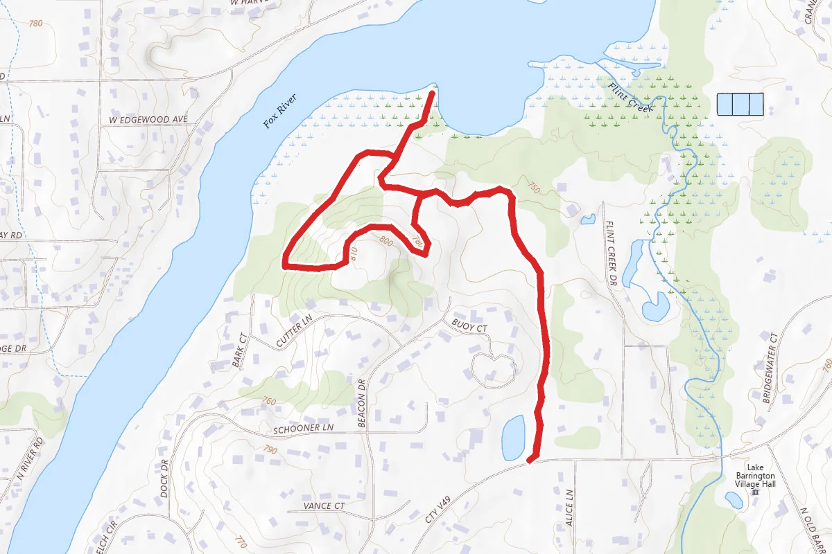 Grassy Lake Red Trail