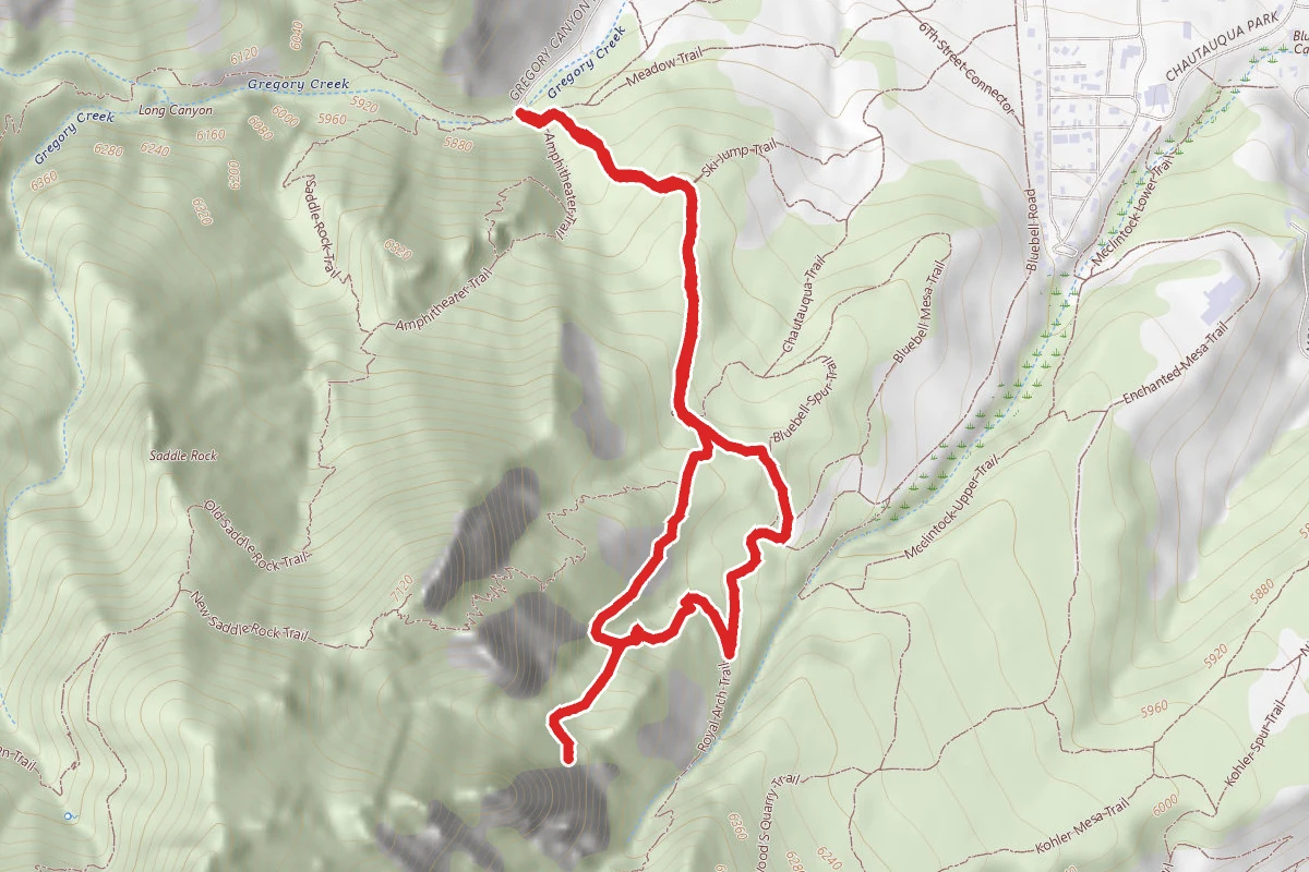 Bluebell-Baird to 3rd Flat Iron Loop