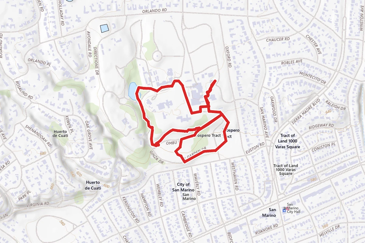 Huntington Library and Gardens Trail