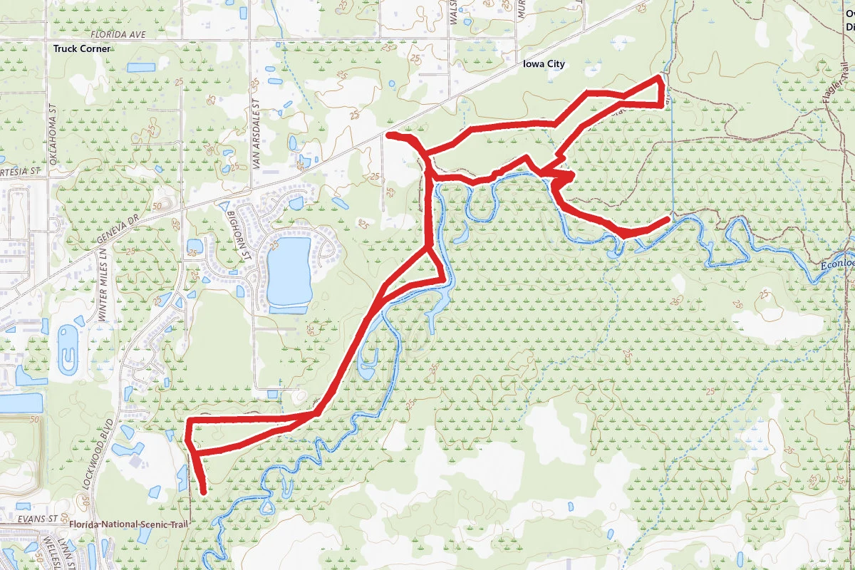Florida Trail and Econlockhatchee River Loop