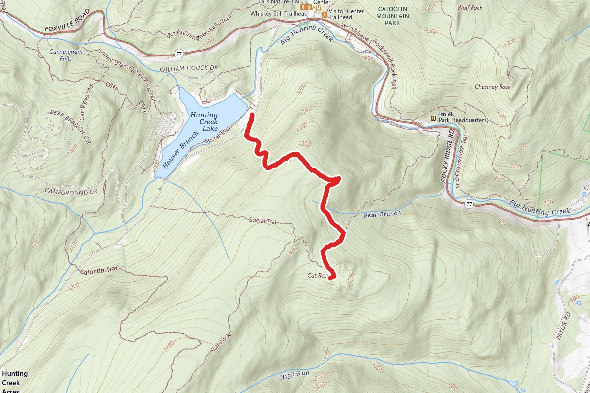 Cat Rock via Old Misery Trail