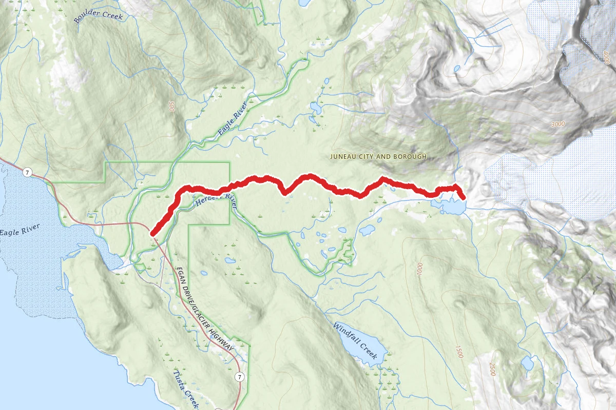 Herbert Glacier Trail