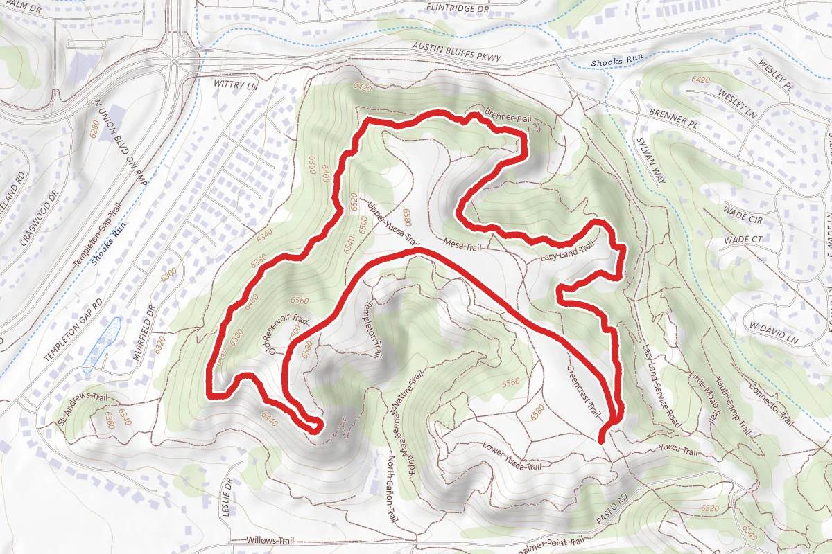 Templeton and Mesa Trail Loop