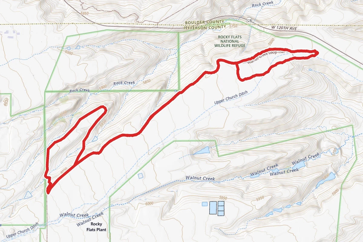 Walnut Creek Loop to Lindsey Ranch Loop