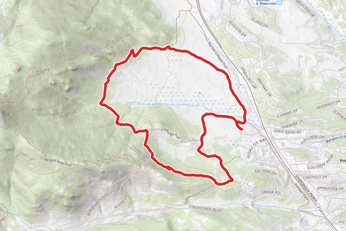 Founder's, Meadow View and Sleepy S Trail Loop