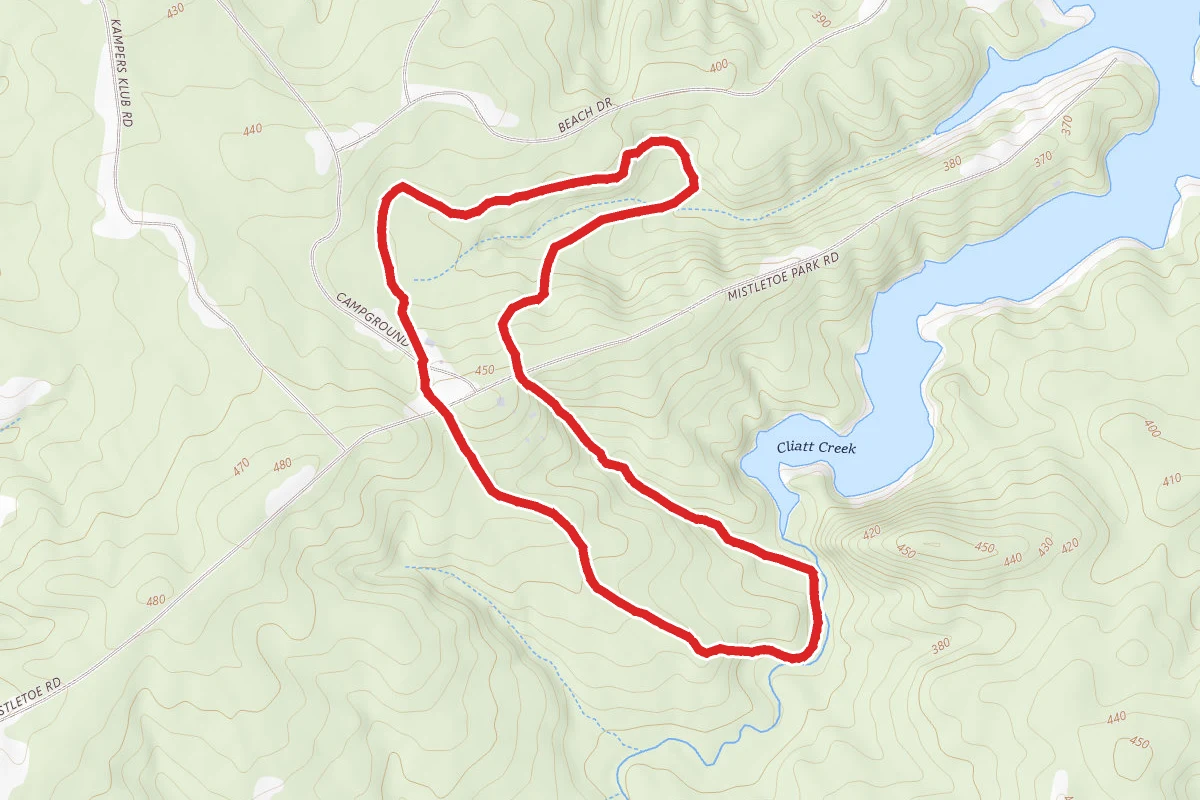 Mistletoe State Park Trails
