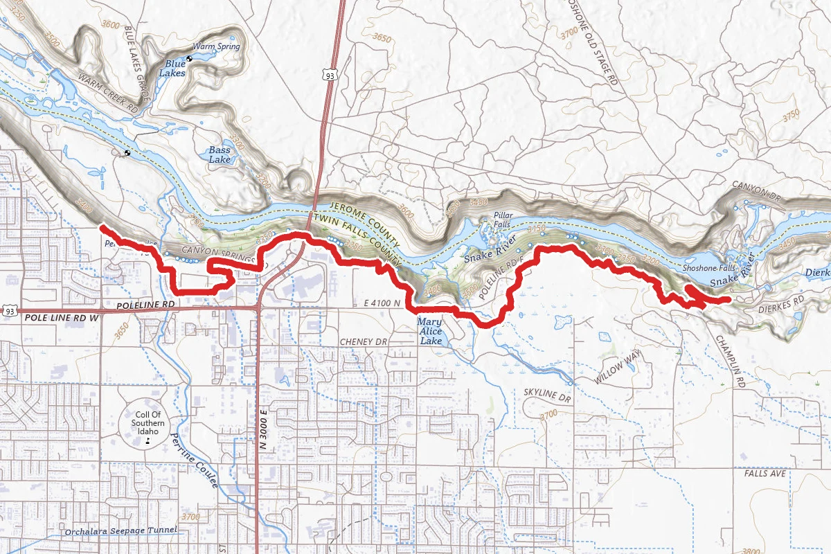 Snake River Canyon Rim Trail