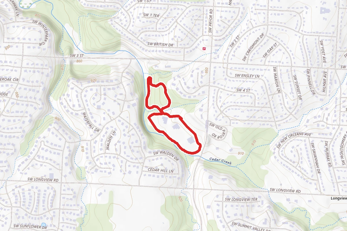 Winterset Park Nature Area Trail