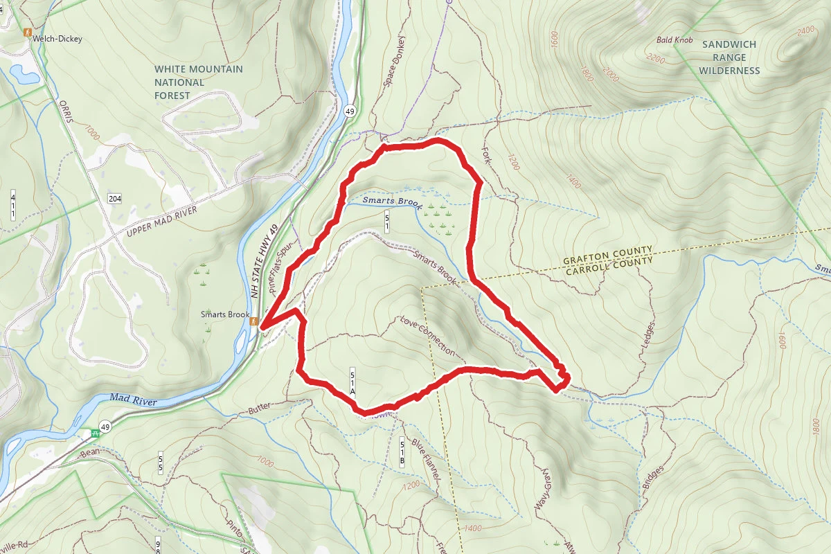 Pine Flat to Tritown XC Trail