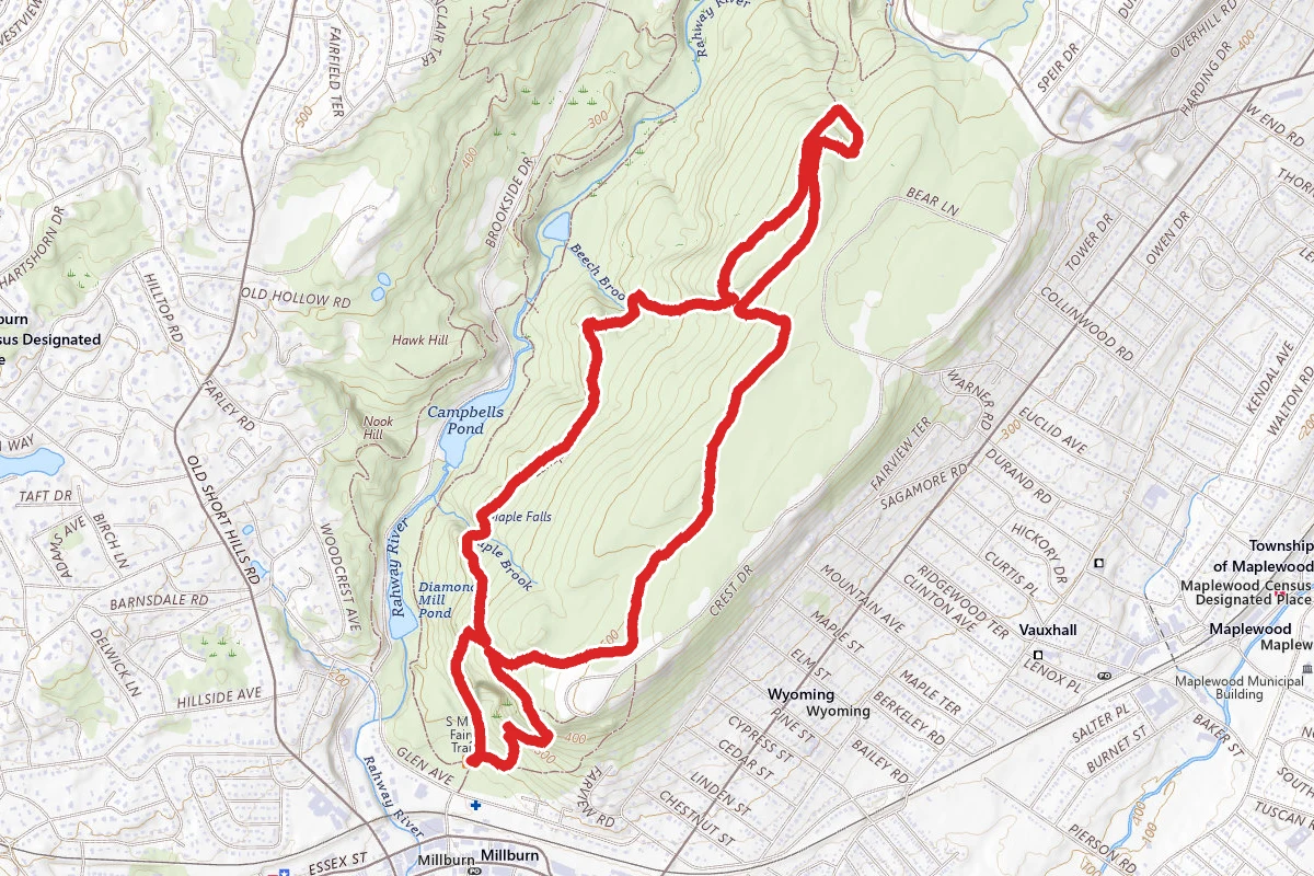 Lenape Trail and Sunset Trail Loop
