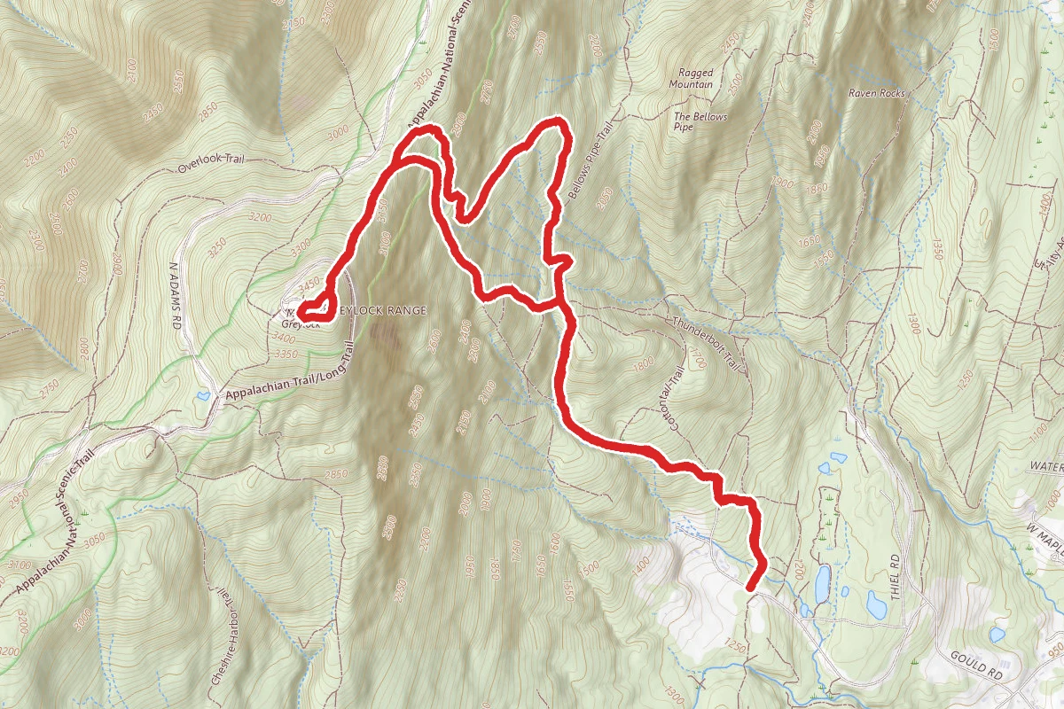 Mount Greylock via Bellows Pipe and Thunderbolt Trail