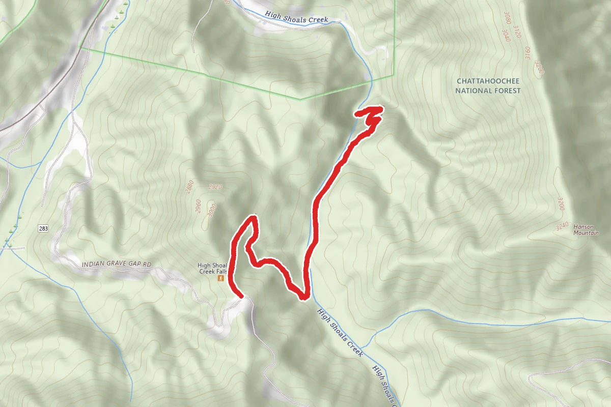 High Shoals Falls Trail