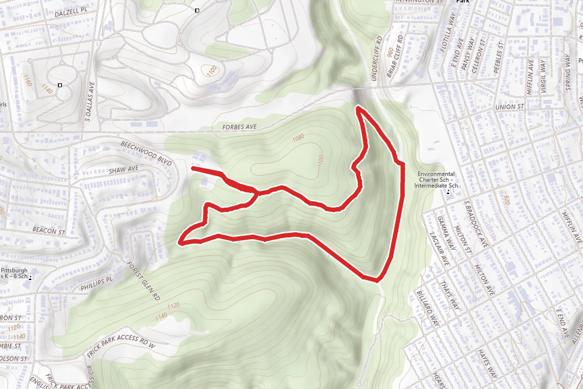 Falls Ravine Trail to South Clayton Trail Loop