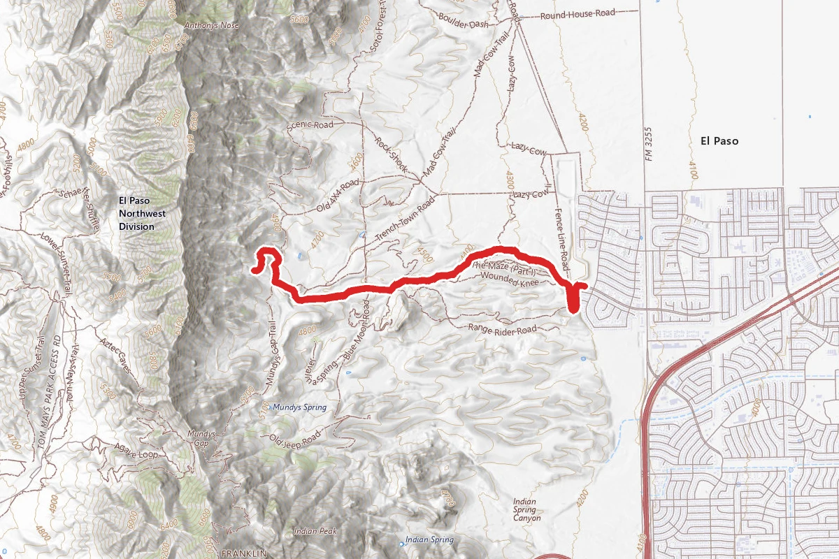 El Paso Tin Mines Trail