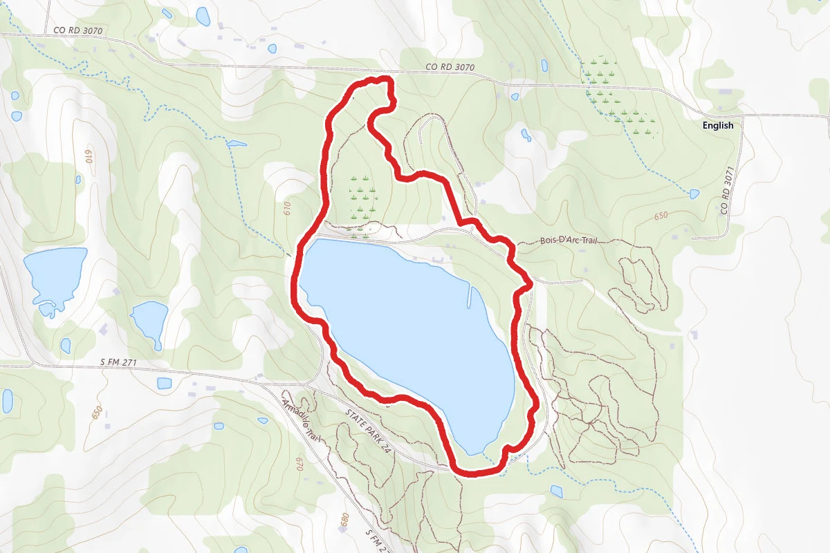 Bonham State Park Trail