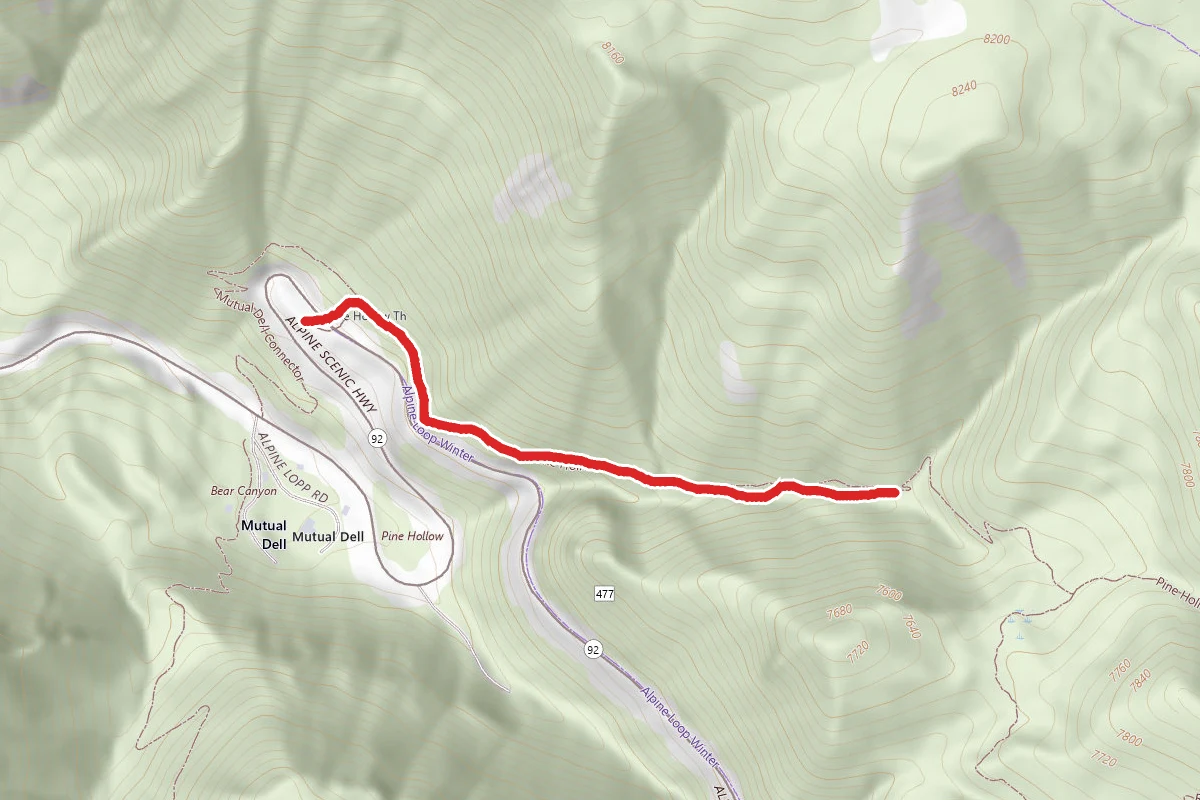 Pine Hollow to Salamander Flat