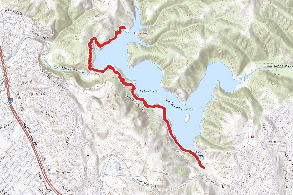 West Shore and Bass Cove Trail
