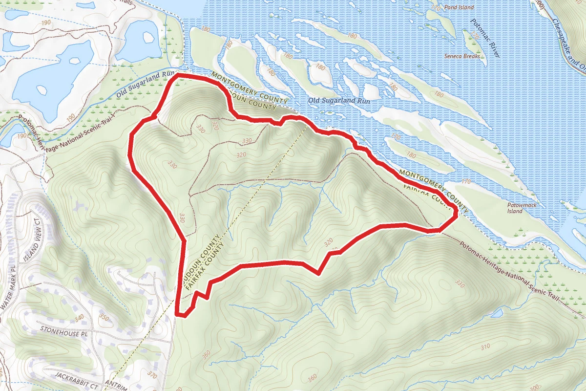 Potomac Heritage Trail and Yellow Trail Loop