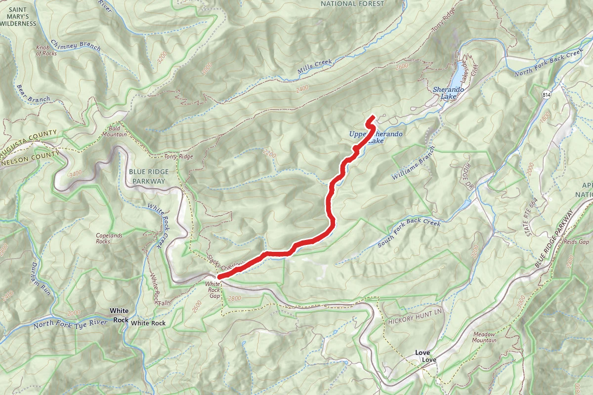 White Rock Gap Trail